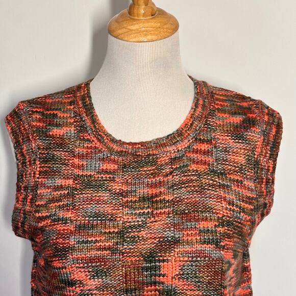 STEVEN MADDEN Kate Sweater Vest - Multi Sz S NWT - Picture 4 of 9